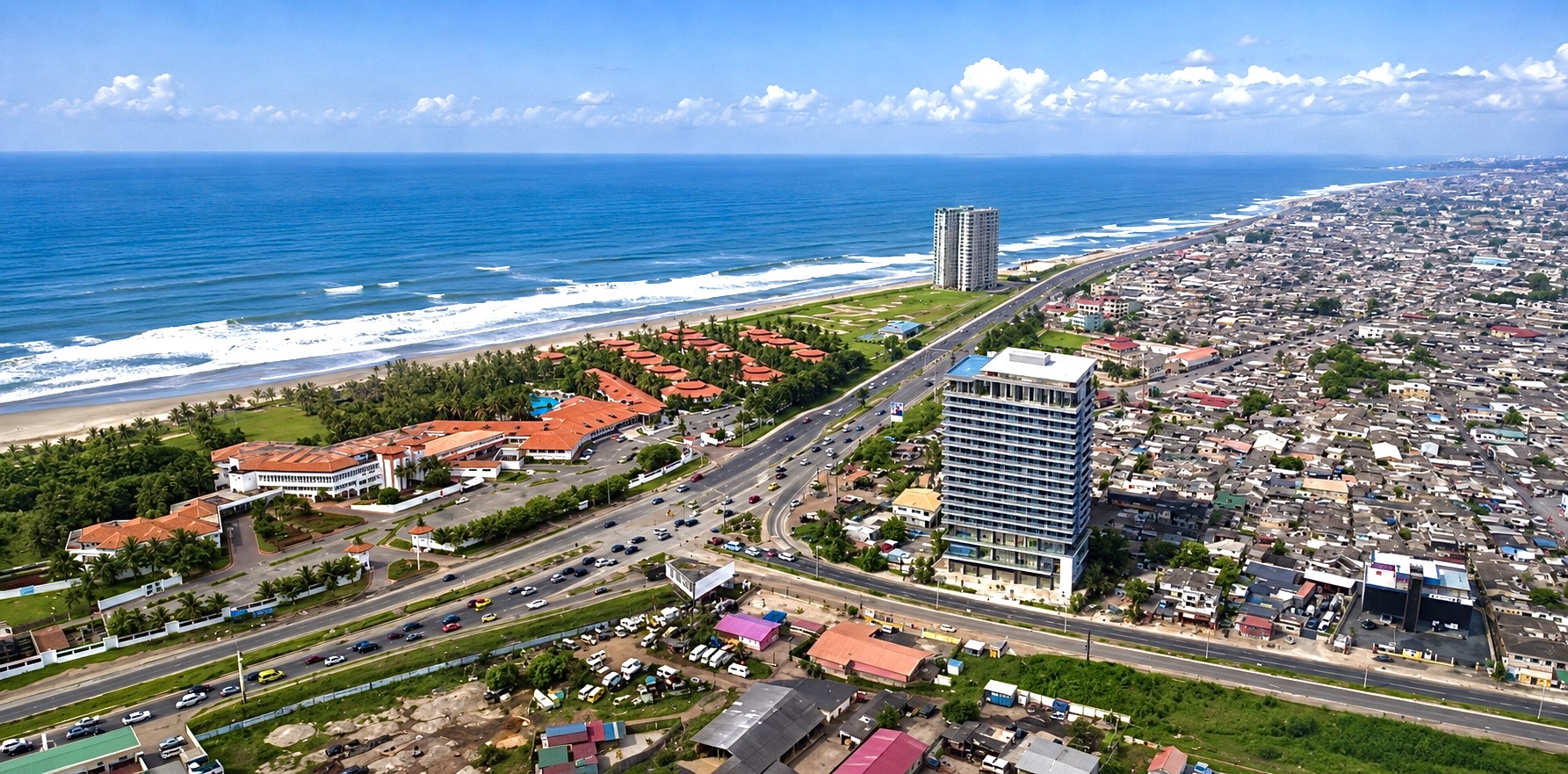 Labadi Beach Apartments opposite La Palm Royal Beach Hotel